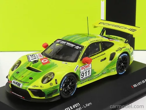PORSCHE  911 991-2 GT3 R TEAM MANTHEY RACING N 911 24h VLN NURBURGRING 2020 J.ANDLAUER - M.CAMPBELL - L.KERN  YELLOW GREEN