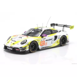   PORSCHE  911 992 GT3 R TEAM MANTHEY PURE RXCING N 92 24h LE MANS 2024 KLAUS BACHLER - SAINT KITTS - NEVIS MALYKHIN - JOEL STURM  WHITE YELLOW
