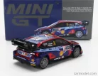 HYUNDAI  i20 N RALLY1 TEAM SHELL MOBIS WRT N 11 3rd RALLY MONTECARLO 2023 THIERRY NEUVILLE - MARTIJN WYDAEGHE  2 TONE BLUE RED