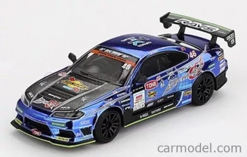 NISSAN  SILVIA (S15) TEAM D-MAX RACING N 46 GRAND PRIX RHD 2023  BLACK BLUE