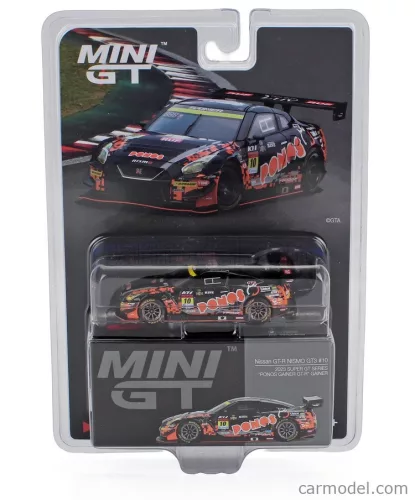 NISSAN  GT-R NISMO TEAM PONOS GAINER N 10 GT300 CLASS SUPER GT 2023 HIRONOBU YASUDA - RIKI OKUSA  BLACK ORANGE
