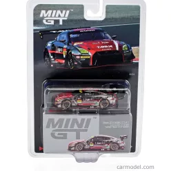   NISSAN  GT-R NISMO TEAM GAINER TANAX N 11 GT300 CLASS SUPER GT 2023 RYUICHIRO TOMITA - KEISHI ISHIKAWA - YUSUKE SHIOTSU  RED SILVER GREY