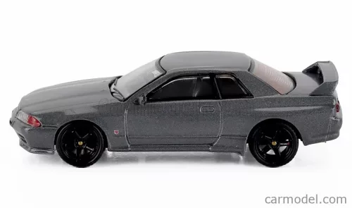 NISSAN  SKYLINE GT-R (R32) NISMO RHD 1992 WITH TSUGIO MATSUDA FIGURES  GREY MET