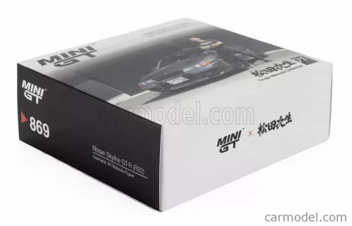 NISSAN  SKYLINE GT-R (R32) NISMO RHD 1992 WITH TSUGIO MATSUDA FIGURES  GREY MET