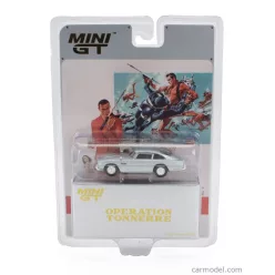   ASTON MARTIN  DB5 1964 - 007 JAMES BOND - THUNDERBALL - OPERAZIONE TUONO - INCLUDED POSTER 007 FRENCH LANGUAGE  SILVER