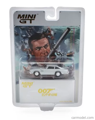 ASTON MARTIN  DB5 1964 - 007 JAMES BOND - THUNDERBALL - OPERAZIONE TUONO - INCLUDED POSTER 007 JAPANESE LANGUAGE  SILVER