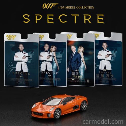 JAGUAR  C-X75 2015 - 007 JAMES BOND - SPECTRE - ENGLISH BLISTER PACKAGING  FIRESAND MET