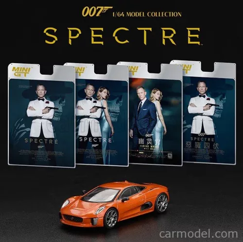 JAGUAR  C-X75 2015 - 007 JAMES BOND - SPECTRE - CHINESE BLISTER PACKAGING  FIRESAND MET