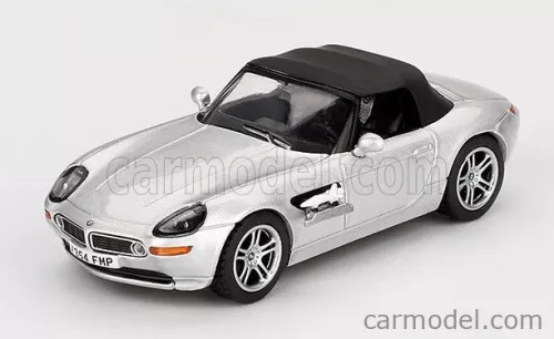 BMW  Z8 SPIDER 1999 - 007 JAMES BOND - THE WORLD IS NOT ENOUGH - IL MONDO NON BASTA - ENGLISH BLISTER PACKAGING  SILVER