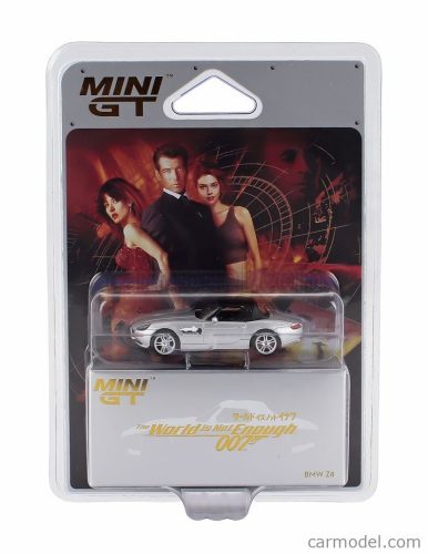 BMW  Z8 SPIDER 1999 - 007 JAMES BOND - THE WORLD IS NOT ENOUGH - IL MONDO NON BASTA - JAPANESE BLISTER PACKAGING  SILVER