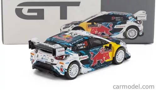 FORD ENGLAND  PUMA RALLY1 TEAM M-SPORT WRT N 13 RALLY MONTECARLO 2024 GREGOIRE MUNSTER - LOUIS LOUKA  WHITE BLUE YELLOW