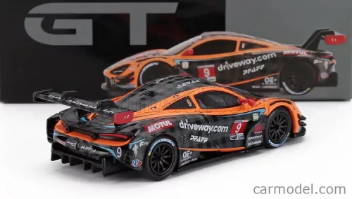 McLAREN  720S GT3 EVO 4.0L TURBO V8 TEAM PFAFF MOTORSPORT N 9 IMSA 24h DAYTONA 2024 JAMES HINCHCLIFFE - OLIVER JARVIS - MARVIN KIRCHHOFER - ALEXANDER ROSSI  ORANGE BLACK