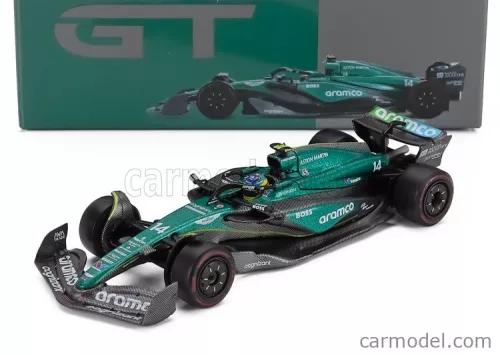 ASTON MARTIN  F1  AMR24 TEAM ARAMCO COGNIZANT N 14 BAHRAIN GP 2024 FERNANDO ALONSO  GREEN BLACK