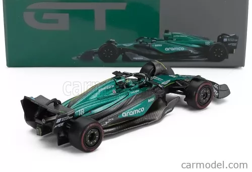 ASTON MARTIN  F1  AMR24 TEAM ARAMCO COGNIZANT N 18 BAHRAIN GP 2024 LANCE STROLL  GREEN BLACK