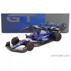   RACING BULLS  F1 VCARB-01 TEAM VISA CASH APP N 3 BAHRAIN GP 2024 DANIEL RICCIARDO  BLUE WHITE