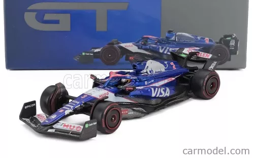 RACING BULLS  F1 VCARB-01 TEAM VISA CASH APP N 3 BAHRAIN GP 2024 DANIEL RICCIARDO  BLUE WHITE