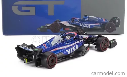 RACING BULLS  F1 VCARB-01 TEAM VISA CASH APP N 3 BAHRAIN GP 2024 DANIEL RICCIARDO  BLUE WHITE