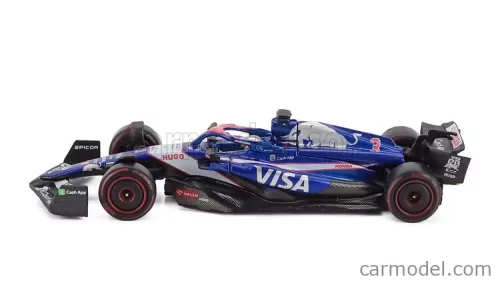 RACING BULLS  F1 VCARB-01 TEAM VISA CASH APP N 3 BAHRAIN GP 2024 DANIEL RICCIARDO  BLUE WHITE