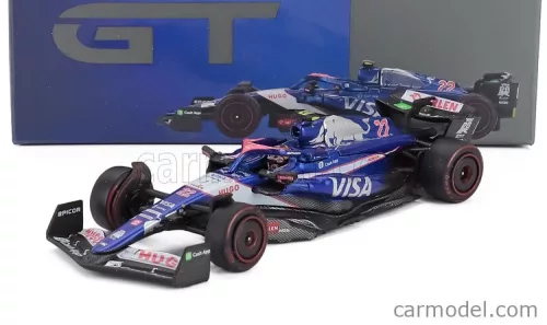 RACING BULLS  F1 VCARB-01 TEAM VISA CASH APP N 22 BAHRAIN GP 2024 YUKI TSUNODA  BLUE WHITE