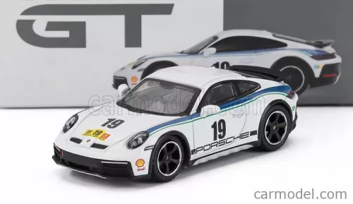 PORSCHE  911 992 COUPE N 19 RALLY DAKAR DESIGN PACKAGE LHD 2024  WHITE BLUE