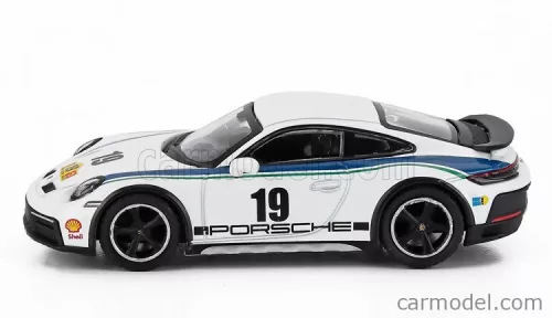 PORSCHE  911 992 COUPE N 19 RALLY DAKAR DESIGN PACKAGE LHD 2024  WHITE BLUE