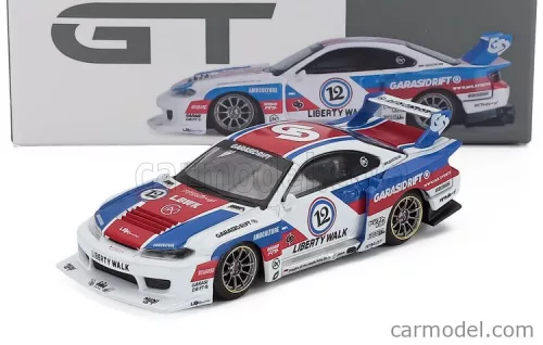 NISSAN  SILVIA (S15) N 12 LB-SUPER SILHOUETTE GARASIDRIFT X LIBERTY WALK 2025  RED WHITE BLUE