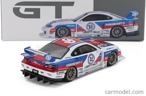 NISSAN  SILVIA (S15) N 12 LB-SUPER SILHOUETTE GARASIDRIFT X LIBERTY WALK 2025  RED WHITE BLUE