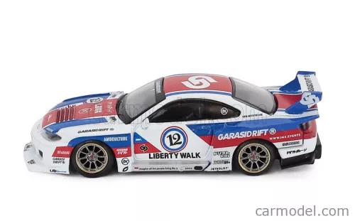 NISSAN  SILVIA (S15) N 12 LB-SUPER SILHOUETTE GARASIDRIFT X LIBERTY WALK 2025  RED WHITE BLUE