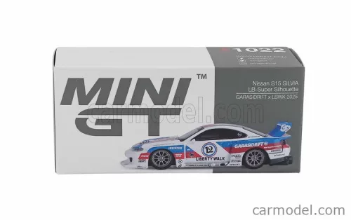 NISSAN  SILVIA (S15) N 12 LB-SUPER SILHOUETTE GARASIDRIFT X LIBERTY WALK 2025  RED WHITE BLUE