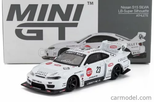 NISSAN  SILVIA (S15) COUPE N 23 LB SUPER SILHOUETTE ATHLETE RHD 2024  WHITE