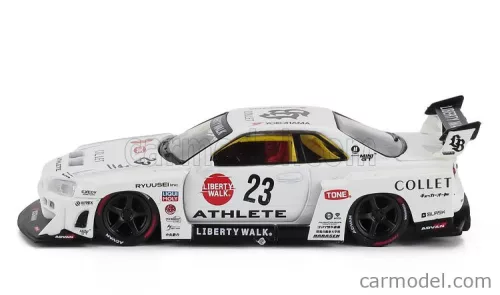 NISSAN  SKYLINE GT-R (R34) SUPER SILHOUETTE N 23 RACING ATHLETE COLLET RHD 2024  WHITE