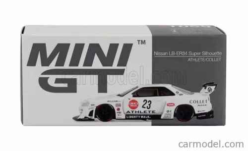 NISSAN  SKYLINE GT-R (R34) SUPER SILHOUETTE N 23 RACING ATHLETE COLLET RHD 2024  WHITE