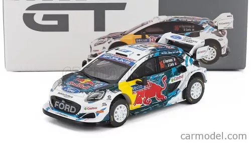 FORD ENGLAND  PUMA RALLY1 N 16 TEAM MSPORT 3rd WRT RALLY FINLAND 2024 ADRIEN FOURMAUX - ALEXANDRE CORIA  BLUE RED WHITE