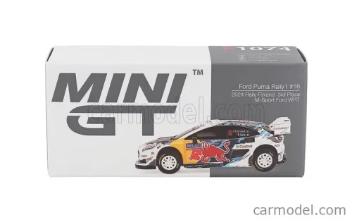 FORD ENGLAND  PUMA RALLY1 N 16 TEAM MSPORT 3rd WRT RALLY FINLAND 2024 ADRIEN FOURMAUX - ALEXANDRE CORIA  BLUE RED WHITE