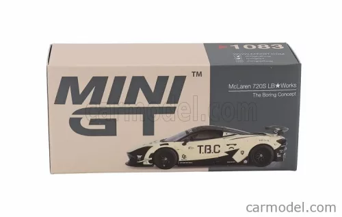 McLAREN  720S LB-WORKS THE BORING CONCEPT - LIBERTY WALK - 2024  BLACK WHITE