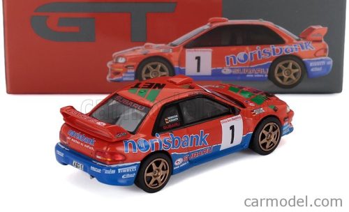 SUBARU  IMPREZA WRC97 N 1 WINNER RALLY DEUTSCHLAND 1999 ARMIN KREMER - FRED BERBEN  RED BLUE