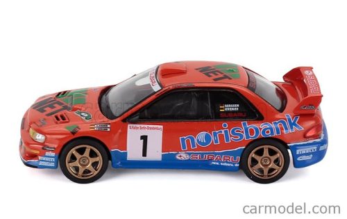 SUBARU  IMPREZA WRC97 N 1 WINNER RALLY DEUTSCHLAND 1999 ARMIN KREMER - FRED BERBEN  RED BLUE