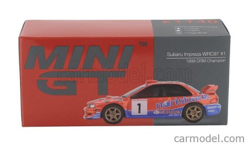 SUBARU  IMPREZA WRC97 N 1 WINNER RALLY DEUTSCHLAND 1999 ARMIN KREMER - FRED BERBEN  RED BLUE