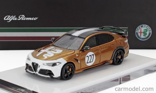 ALFA ROMEO  GIULIA GTAm N 227 RACING 2021  GOLD WHITE