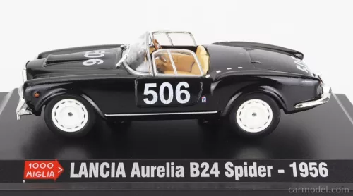 LANCIA  AURELIA B24 SPIDER N 506 MILLE MIGLIA 1956  BLACK