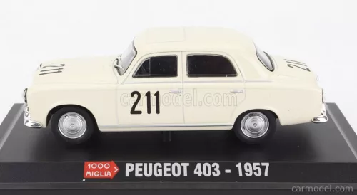 PEUGEOT  403 N 211 MILLE MIGLIA  1957  WHITE