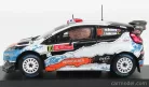 FORD ENGLAND  FIESTA RS WRC N 10 RALLY PORTUGAL 2012 M.OSTBERG - J.ANDERSSON  MATT BLACK WHITE LIGHT BLUE ORANGE