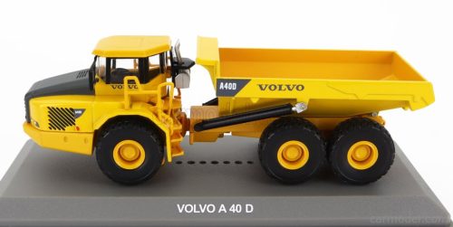 VOLVO  A40D TRUCK CASSONATO RIBALTABILE CAVA MINERARIA TRACTOR 3-ASSI 2001  YELLOW BLACK