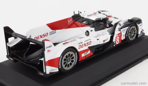 TOYOTA  TS050 HYBRID TEAM TOYOTA GAZOO RACING N 8 WINNER 24h LE MANS 2019 SEBASTIEN BUEMI - KAZUKI NAKAJIMA - FERNANDO ALONSO  WHITE RED BLACK