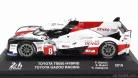 TOYOTA  TS050 HYBRID TEAM TOYOTA GAZOO RACING N 8 WINNER 24h LE MANS 2019 SEBASTIEN BUEMI - KAZUKI NAKAJIMA - FERNANDO ALONSO  WHITE RED BLACK
