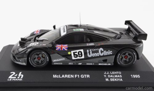 McLAREN  F-1 GTR BMW V12 TEAM KOKUSAI KAIHATSU RACING N 59 WINNER 24h LE MANS 1995 Y.DALMAS - M.SEKIYA - J.J.LEHTO  DARK GREY MET