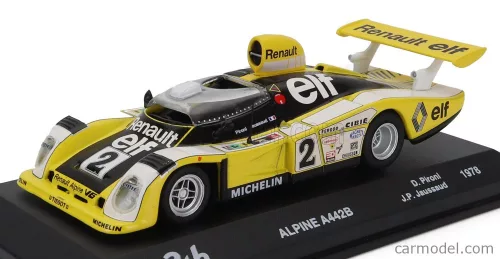 RENAULT  ALPINE A442B 2.0L TURBO V6 TEAM RENAULT SPORT N 2 WINNER 24h LE MANS 1978 DIDIER PIRONI - JEAN PIERRE JAUSSAUD  YELLOW WHITE BLACK