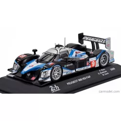   PEUGEOT  908 HDI FAP 5.5L TURBO V12 TEAM PEUGEOT SPORT TOTAL N 9 WINNER 24h LE MANS 2009 DAVID BRABHAM - MARC GENE - ALEXANDER WURZ  BLACK BLUE SILVER