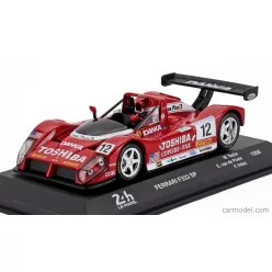   FERRARI  F333 SP F130E 4.0L V12 TEAM DOYLE RISI RACING N 12 WINNER LMP1 CLASS 24h LE MANS 1998 WAYNE TAYLOR - FERMIN VELEZ - ERIC VAN DE POELE - WITHOUT DISPLAY BOX  RED WHITE