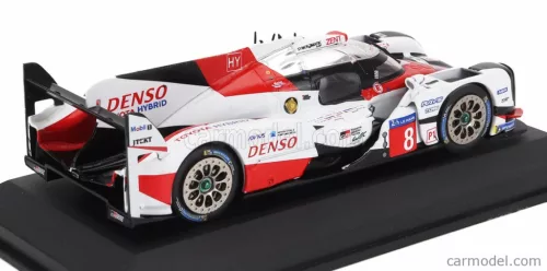 TOYOTA  TS050 HIBRID 2.4L TURBO V6 TEAM GAZOO RACING N 8 24h LE MANS 2017 SEBASTIEN BUEMI - KAZUKI NAKAJIMA - ANTHONY DAVIDSON  WHITE RED BLACK